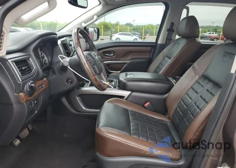 2018 Nissan Titan Sv из США, поврежденный, VIN 1N6AA1E51JN509060